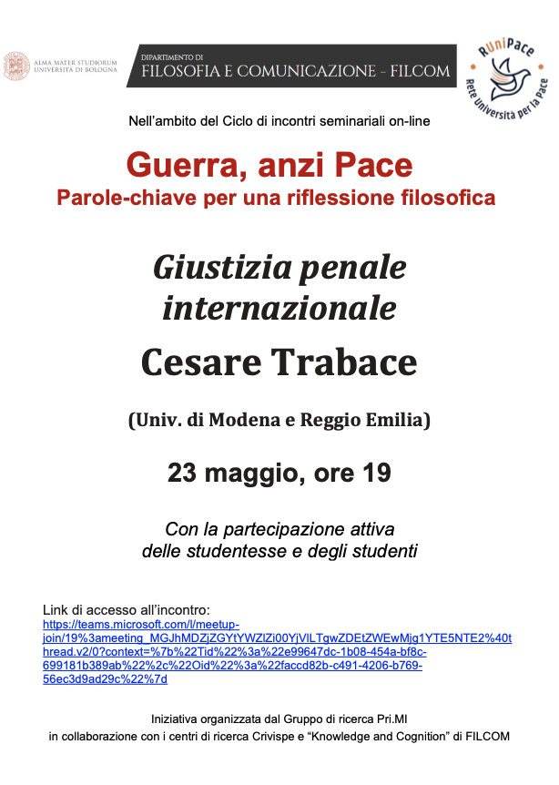 (Italiano) Giustizia penale internazionale