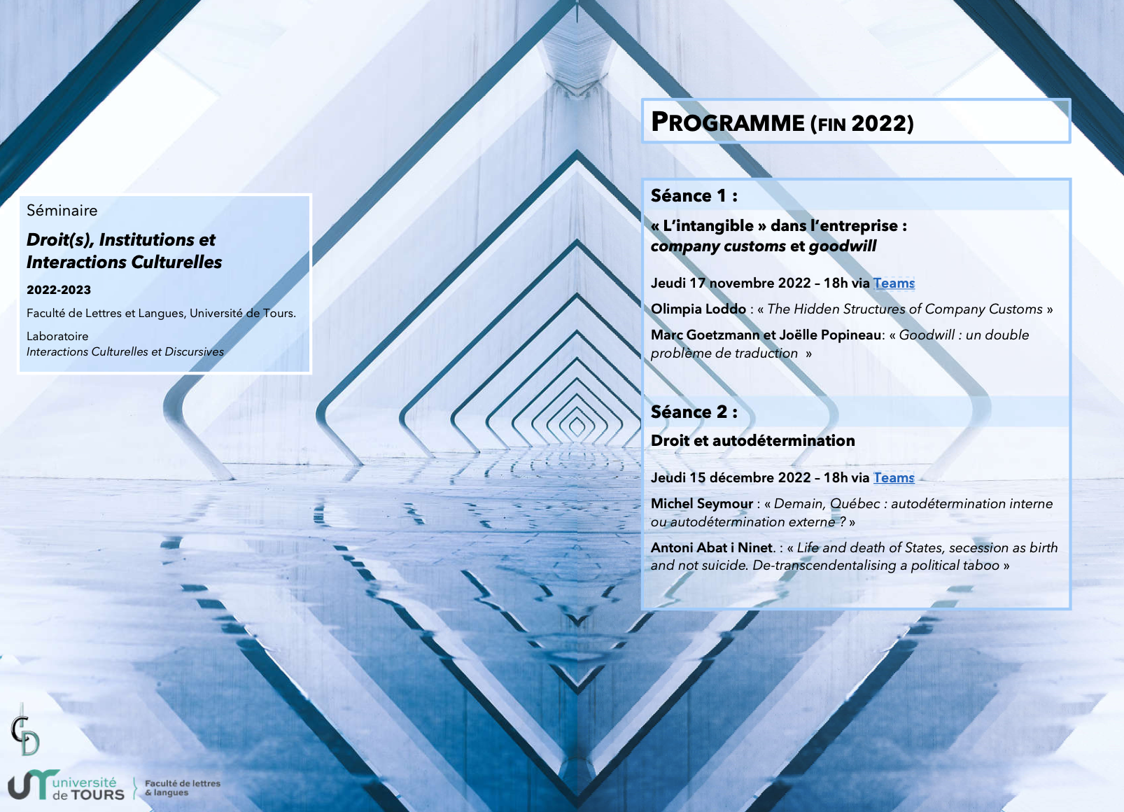 (Italiano) 17 novembre 2022 – «L’intangible» dans l’entreprise : company customs et goodwill (Italiano) 17 novembre 2022 – «L’intangible» dans l’entreprise : company customs et goodwill