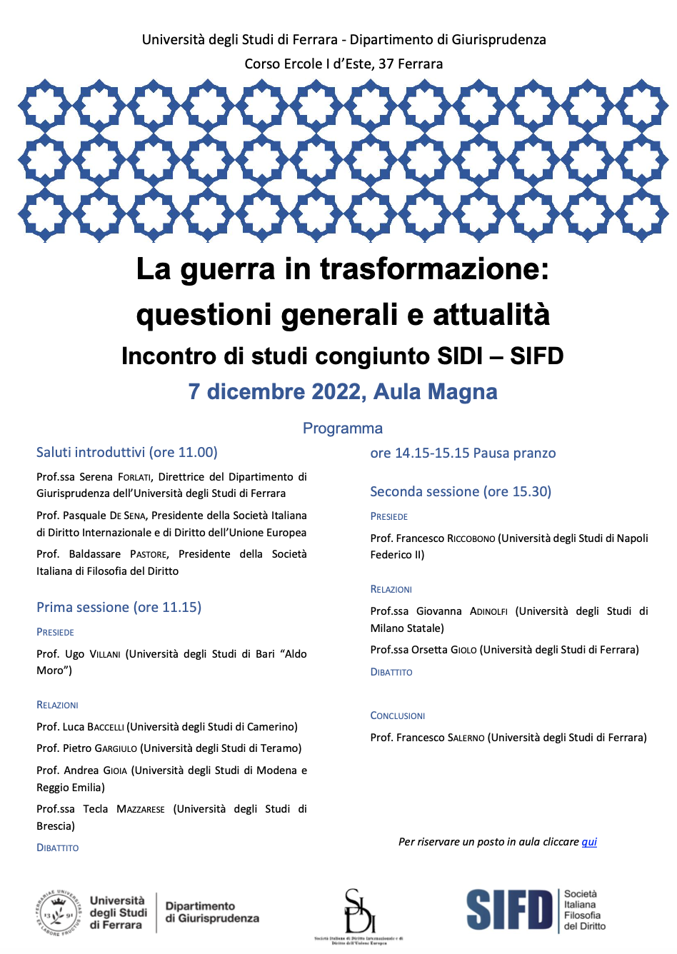(Italiano) 7 dicembre 2022 – La guerra in trasformazione: questioni generali e attualità