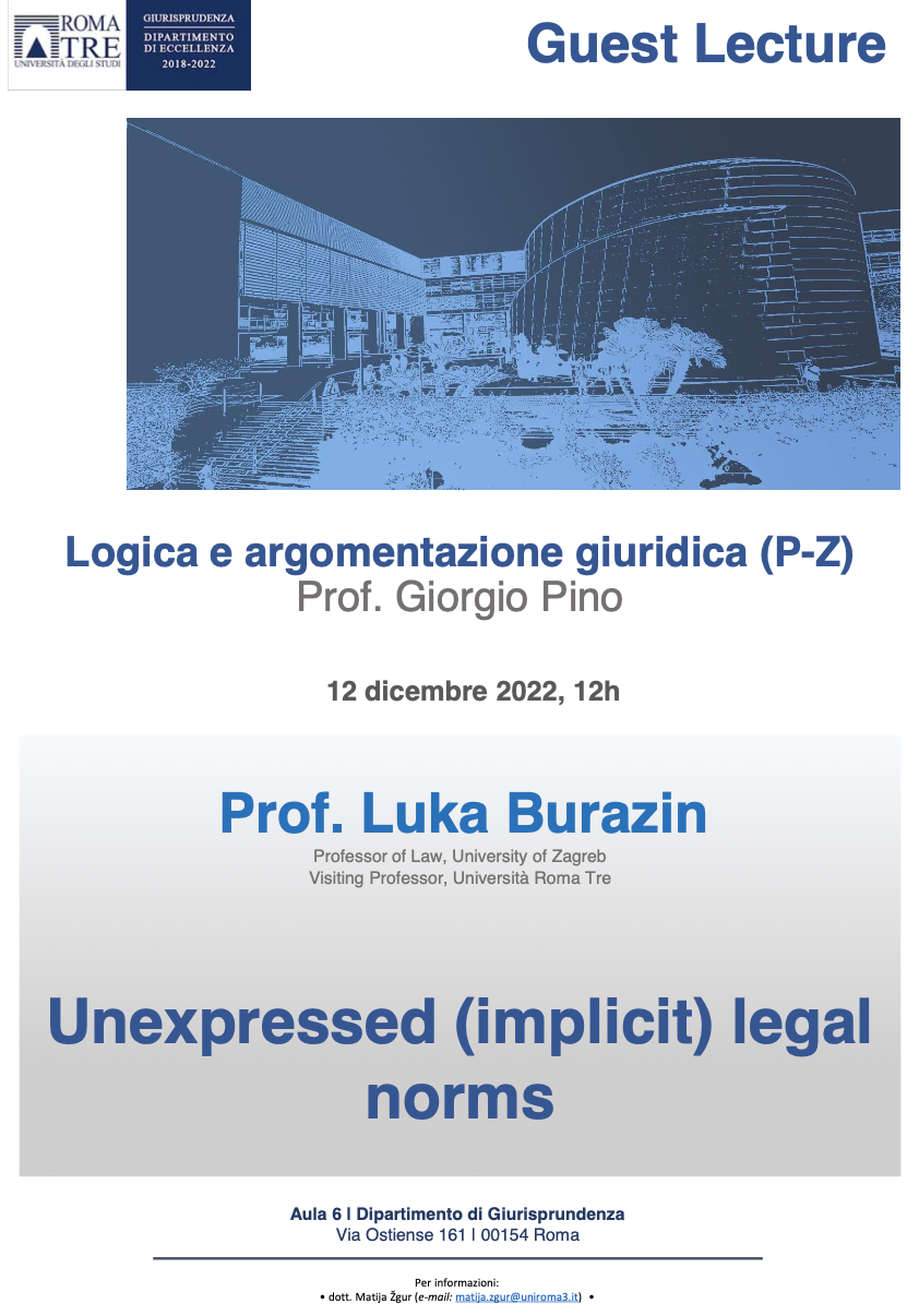(Italiano) 12 dicembre 2022 – Unexpressed (implicit) legal norms