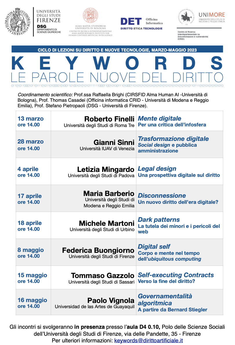 (Italiano) 13 marzo 2023 – Mente digitale. Per una critica dell’infosfera